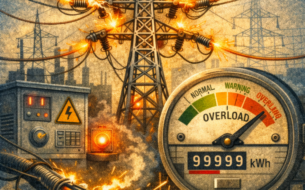 sobrecarga de la red eléctrica en España