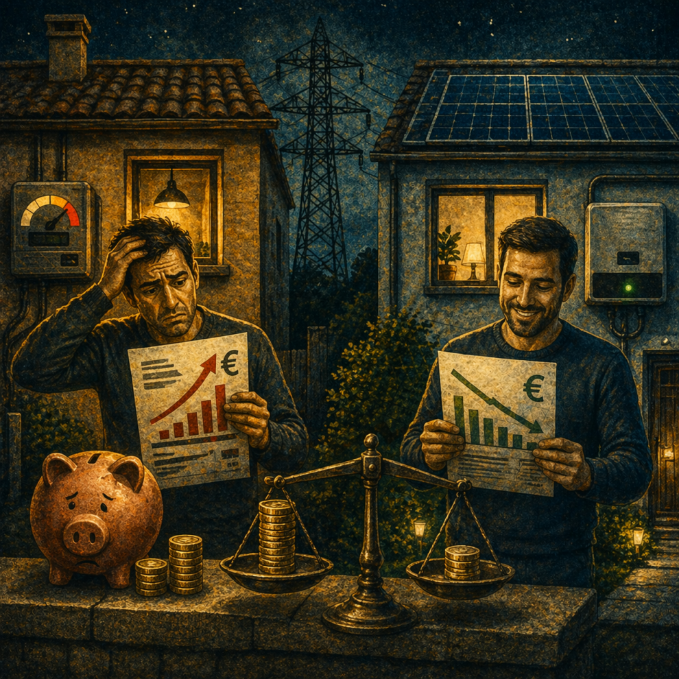 por qué mi vecino paga menos luz